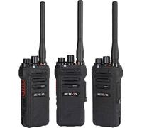 Retevis NR630 Talkie-walkie pour adultes, radio bidirectionnelle longue portée, étanche IP67, annulation du bruit, appels de groupe, talkie-walkie rechargeable 2800 mAh pour les écoles sur site (3 pac