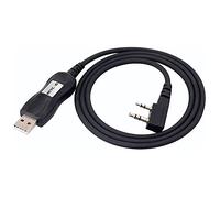 Retevis PC28 Cable de Programmation USB FTDI Chip Compatible avec Talkie Walkie Retevis RT5 RT5R RT5RV RT21 RT7 RT85 RT1 RT86 RB85 RA685 Kenwood Baofeng BF-888S BF-88E UV-5R Wouxun TYT (1 pcs)