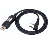 Retevis PC28 FTDI-Chip Câble de programmation USB Compatible avec Walkie Talkie RT5 RT5R RT-5RV RT85 RT86 RT21 RT7 RT1 BF-888S BF-88E Kenwood Wouxun TYT Câble de radio (1 pièce)