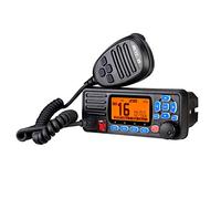 Retevis RA27 Marin Émetteur-récepteur, IP67 Étanche Talkie Walkie, Class D DSC, GPS, 88 Chaînes, Dual/Tri-Watch, Radio VHF Marine Fixe pour Yachts, Marinas (1 Pièce, Noir)