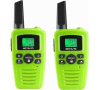 Retevis RA635 Talkie Walkie enfants, Set de radios, PMR446 sans licence 16 canaux, lampe de poche LED, 10 sonneries, VOX, cadeau pour enfants, camping
