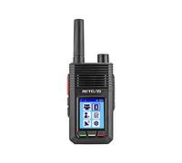 Retevis RB20 4G Portée Illimitée Talkie Walkie Téléphone, Longue Portée Talkie Walkie 1000 Miles avec GPS Tracker,Réseau Radio Bidirectionnelle avec 4000mAh Rechargeable Batterie(1 Pack)