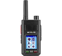 Retevis RB20 4G Walkie Talkie Telephones, Walkie Talkies avec Grande Portée 1000 miles avec GPS, Radio Réseau avec Batterie Rechargeable 4000 mAh (1 Pack)