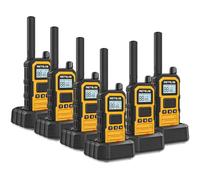 Retevis RB648 Plus Talkie Walkie Étanche IP67, Talkie-Walkie Longue Portée, Fiabilité Robuste, Appel de Groupe, 2000 mAh Type-C, Talkies Walkies Rechargeable pour Chantier Industriel (6 Pcs, Jaune)