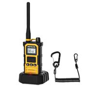 Retevis RB648 Pro Talkie Walkie, Radio Bidirectionnelle Étanche IP67, 2800 mAh, Audio Intelligent, Appel de Groupe, Talkie Walkie Professional Longue portée pour Chantiers et Fret (1 Pièce, Jaune)