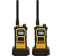 Retevis RB648Pro Walkie-Talkie, 10 W, UHF IP67 3-Proof-Design, radio haute performance avec câble d'écriture pour les chantiers, les activités de plein air