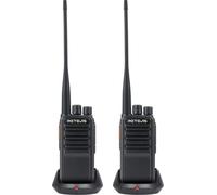 Retevis RB669 Radio Freenet, 6 canaux Freenet et 16 PMR446, système vocal allemand, type C et station de charge USB, kit radio Freenet 2 pièces