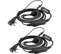 Retevis RE3120 Casque Walkie Talkie Casque Walkie Talkie compatible avec le type C à 2 broches RT24 RT24V RT27 RT622 RT28 RT617 RT618 RT619 RT667 RT46 Baofeng BF-88E BF-888S BF-888S Tyhbell (PC)