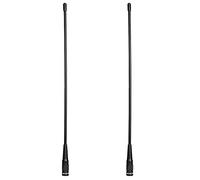 Retevis RHD771 Talkie Walkie Antenne SMA-M Double Bande VHF/UHF Gain Élevé Compatible avec Talkie Walkie Retevis RT1 RT3 RT3S RT81 RT82 RT83 RT87 RT50 Baofeng UV-3R YAESU WOUXUN TYT TONGFA(2 Pcs)