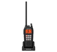 Retevis RM15 VHF radio marine, talkie-walkie marin IP68, 2000 mAh, flottant, vibreur, 88 canaux, 6W VHF radio marine portative pour le nautisme