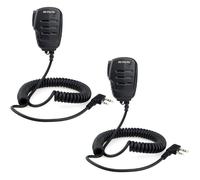 Retevis RS111 Talkie Walkie Microphone Haut-Parleur 2 Broches Compatible avec RT24 RT27 RT21 Baofeng UV-5R BF888S Kenwood WOUXUN