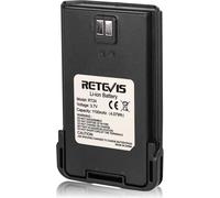 Retevis RT24 walkie-talkie battery Original Li-Ion battery 3,7V 1100mAh for Retevis RT24 walkie-talkies (1 pcs)