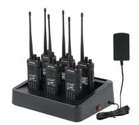 Retevis RT29S Talkie-Walkie Longue Portée, Indice de Protection IP67, Rétroéclairage LCD Réglable, Réduction du Bruit, Toki Walki Appel de Groupe, pour Industrie et Commerce(Paquet de 6)