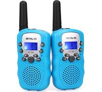 Retevis RT388 Talkie-walkie pour enfants, Jouet de 4 à 12 ans, Lampe de poche radio VOX, Cadeau de Noël pour le camping, le jeu, le voyage