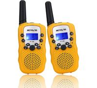 Retevis RT388 Talkie-walkie pour enfants, jouets de 4 à 12 ans, radios avec lampe de poche VOX, cadeaux de Noël pour garçons et filles