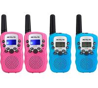 Retevis RT388 Walkie Talkie, Cadeaux de Pâques pour les enfants de 4 à 12 ans, avec lampe de poche VOX, DCS/CTCSS, radio longue portée pour le camping