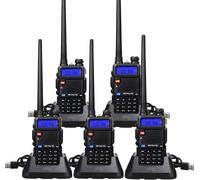 Retevis RT5R Transmetteur double bande, radio amateur longue portée, radio USB rechargeable 2m/70cm, radio FM portable, radio 128 canaux pour la sécurité, les affaires, l'assistance d'urgence, le sauv