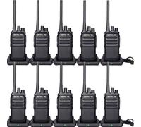 Retevis RT617 Talkie-walkie bidirectionnel, talkie-walkie sans licence, talkie-walkie d'urgence bidirectionnel, 16 canaux, CTCSS/DCS, VOX, SCAN, talkie-walkie rechargeable pour l'école, le chantier, l