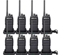 Retevis RT617 Transmetteur 16 canaux 1200mAh radio de sécurité microphone non magnétique Dispositif de contrôle radio bidirectionnel pour protéger tout chantier de construction pour supermarché (4 pai