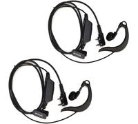 Retevis RT618 Casque de sécurité en forme de G compatible avec les appareils auditifs Retevis RT24 RT27 RT28 RT619 (Lot de 2)