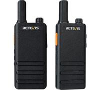 Retevis RT622P PMR446 talkie-walkie, 1620mAh talkie-walkie ultra-mince, USB-C rechargeable, combinaisons de boutons d'alarme d'urgence multifonctions VOX, pour la famille, le cyclisme en plein air (pa