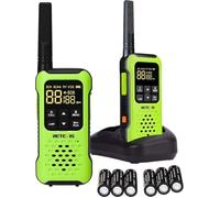 Retevis RT649P Talkie Walkie, IP67 Étanches, Flotteur, PMR446 sans Licence, SOS, VOX, Lampe de Poche, pour