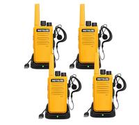 Retevis RT668 Talkie Walkie 4 Pièces, Robuste Talkie-Walkie avec Écouteurs | PMR446 Radio Rechargeable, VOX et Station de Charge USB, Professionnel Toki Walki pour Adultes, Jeu d'Aventure Randoneé