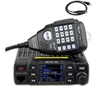 Retevis RT95 CB Radio,Amateur, Bi-Bande Double Moniteur, 200 Canaux, 5W/15W/25W, CTCSS/DCS DTMF, LCD Rotatif 180°