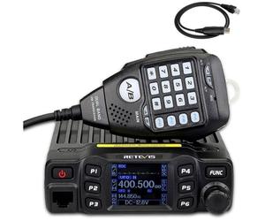 Retevis RT95 CB Radio Amateur, Bi-Bande Double Moniteur, 200 Canaux, 5W/15W/25W, CTCSS/DCS DTMF, LCD Rotatif 180° Emetteur-Récepteur