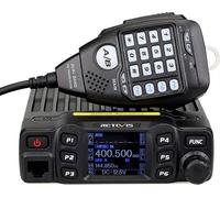 Retevis RT95 Mini Mobile Device Dual Band Amateur Ham Radio 200 Channels 5W/15W/25W DTMF 5-tone Car Transmitter (Black)