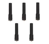 Retevis Talkie Walkie Antenne SMA-F Double Bande VHF/UHF Compatible avec RT5 RT5R RT5RV RT21 RT7 H777 Compatible avec Baofeng UV-5R GT-3 BF-888S (5 pcs)