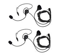 Retevis Talkie Walkie Écouteur 2 Broches Microphone Casque avec PTT du Doigt Oreillette Compatible avec Talkie Walkie RT24 RT22 RT27 RT28 RT81 Baofeng BF-888s UV-5R Kenwood HYT WOUXUN (2 pcs)
