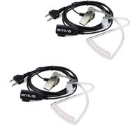 Retevis Talkie Walkie Écouteur 2 Pins Tube Acoustique Oreillette Pour Midland G6 G7 G12 M24 GXT250 GXT550 GXT650 LXT80 LXT112