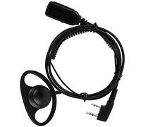 Retevis Talkie Walkie Écouteur avec VOX, Earphone avec Design Bobine Compatible RT24 RT27 RT28 RT619, Baofeng UV5R 888S, Kenwood, HYT, Mains Libres Casque en Forme D (1 Pcs)