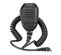 Retevis Talkie Walkie Haut-Parleur Microphone, 2 Pin Éloigné Épaule Microphone Compatible avec BF-888S baofeng uv-5r BF-88E RT24 RT27 RT22 RT28 RT618 RT619 (1 pcs)
