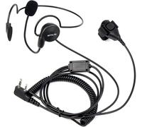 Retevis Walkie Talkie avec microphone PTT 2-pin Retevis Walkie Talkie compatible avec Retevis RT24 RT27 RT22 RT21 RT81 BF Kenwood TK-3401D transmitters (1 pc.)