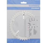 Řetězové kroužky Shimano TIAGRA FC-4500 39 zubů 130 mm stříbrný hliník