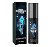 RETGJNC Peinture en aérosol réfléchissante, peinture phosphorescente portable et longue durée, idéale pour les vêtements et les vélos lors de vos sorties nocturnes grâce à sa réflectivité durable.