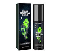 RETGJNC Peinture en aérosol réfléchissante, peinture phosphorescente portable et longue durée, idéale pour les vêtements et les vélos lors de vos sorties nocturnes grâce à sa réflectivité durable.