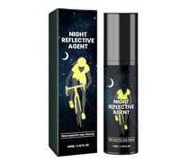 RETGJNC Peinture en aérosol réfléchissante, peinture phosphorescente portable et longue durée, idéale pour les vêtements et les vélos lors de vos sorties nocturnes grâce à sa réflectivité durable.