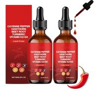 Rethes Gouttes de poivre de Cayenne, gouttes Aeluro Cayenne, liquide d'extrait de poivre de Cayenne Aeluro, goutte liquide de poivre de Cayenne naturelle, stimulation du métabolisme, formule douce (2)