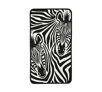 rethyrel Animaux Sauvages Zèbres Noir Blanc Rayures Essuie-Mains, Serviettes Visage Velours Corail Débarbouillettes Visage Serviette De Bain Serviette De Plage 40x71 cm