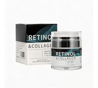 Retinol Collagen Crème Visage Hydratante - Formule Avancée Anti Ageing avec Acide Hyaluronique, Crème Quotidienne Lissante Ridules, Fluide Raffermissant pour Soin de Nuit (#1, 160g)
