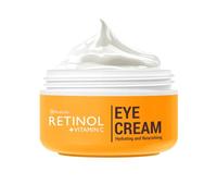 Retinol LIVAURA Crème Contour des Yeux à la Vitamine C - Soin anti-âge contre cernes & poches pour une peau lisse & ferme - Formule hydratante & nourrissante pour le dessous des yeux