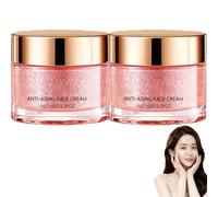 Retinol Placenta Tone-Up Crème tonifiante pour le sang de dragon au rétinol placenta, crème anti-rides, hydratante, nourrissante et rajeunissante, convient à tous les types de peau (2 pièces)