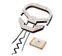 Retire Bouchon Ancien - Levier Deux Pinces, Gadget Métal Poli, Pièce Collection Cave, Instrument Bar Professionnel | Restaurant Banquet Cérémonie pour Serveurs Barmans Connaisseurs