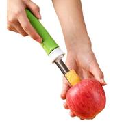 Retire-Trognon De Fruits 2 En 1 Acier Inoxydable Rétractable Ergonomique