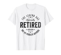 Retired 2026 Not My Problem Anymore Vintage Retro T-Shirt