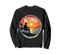 Retired And Living My Best Life Fishing Fisher Fisher Fisherman Sweatshirt