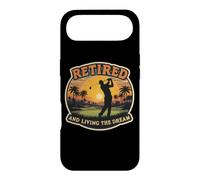 Retired and Living The Dream Golf Lover Golfeur Retirement Coque pour iPhone Air